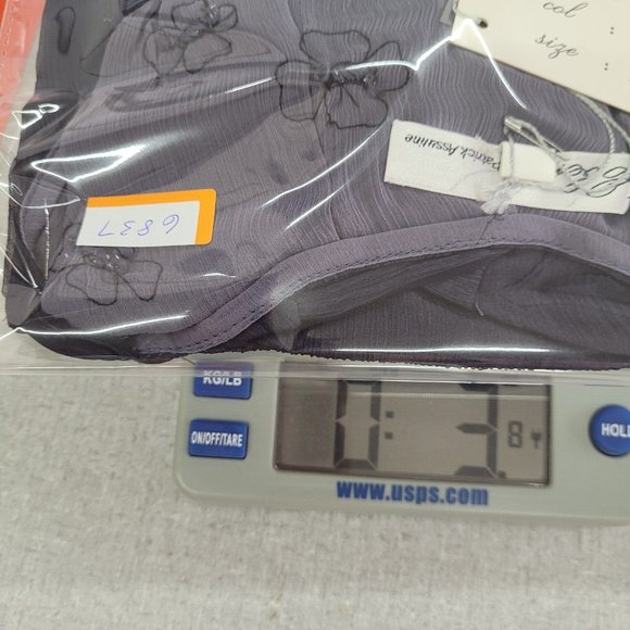 Ebene by Patrick Assuline Shirt Womens S Tossia Silk Embroidered Beaded Blouse - Picture 15 of 15